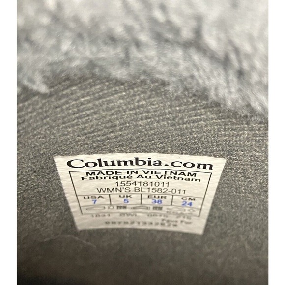 Columbia Women’s Size 7- Ice Maiden Slip III Black Pull On Winter Boots NEW - Picture 5 of 12